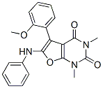 Furo[2,3-d]pyrimidine-2,4(1H,3H)-dione,  5-(2-methoxyphenyl)-1,3-dimethyl-6-(phenylamino)- CAS#: 938025-43-5
