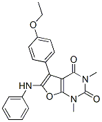 Furo[2,3-d]pyrimidine-2,4(1H,3H)-dione,  5-(4-ethoxyphenyl)-1,3-dimethyl-6-(phenylamino)- CAS#: 938036-93-2