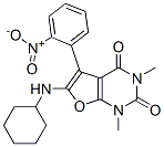 Furo[2,3-d]pyrimidine-2,4(1H,3H)-dione,  6-(cyclohexylamino)-1,3-dimethyl-5-(2-nitrophenyl)- CAS#: 955428-72-5