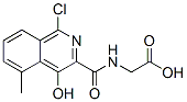 Glycine,  N-[(1-chloro-4-hydroxy-5-methyl-3-isoquinolinyl)carbonyl]- CAS#: 947516-54-3