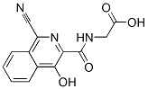 Glycine,  N-[(1-cyano-4-hydroxy-3-isoquinolinyl)carbonyl]- CAS#: 945739-63-9