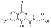 Glycine,  N-[(1-cyano-4-hydroxy-6-methoxy-3-isoquinolinyl)carbonyl]- CAS#: 945739-73-1