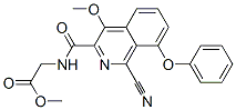 Glycine,  N-[(1-cyano-4-methoxy-8-phenoxy-3-isoquinolinyl)carbonyl]-,  methyl  ester CAS#: 945739-97-9