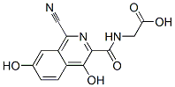 Glycine,  N-[(1-cyano-4,7-dihydroxy-3-isoquinolinyl)carbonyl]- CAS#: 945740-15-8