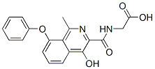 Glycine,  N-[(4-hydroxy-1-methyl-8-phenoxy-3-isoquinolinyl)carbonyl]- CAS#: 916171-77-2