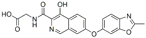 Glycine,  N-[[4-hydroxy-7-[(2-methyl-6-benzoxazolyl)oxy]-3-isoquinolinyl]carbonyl]- CAS#: 947516-56-5