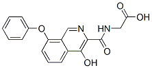 Glycine,  N-[(4-hydroxy-8-phenoxy-3-isoquinolinyl)carbonyl]- CAS#: 916171-76-1