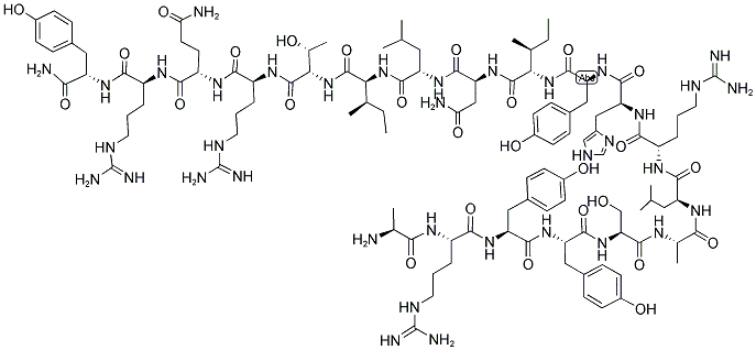 H-ALA-ARG-TYR-TYR-SER-ALA-LEU-ARG-HIS-TYR-ILE-ASN-LEU-ILE-THR-ARG-GLN-ARG-TYR-NH2 CAS#: 98264-90-5