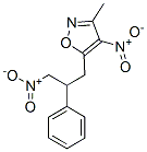 Isoxazole, 3-methyl-4-nitro-5-(3-nitro-2-phenylpropyl)- CAS#: 929719-03-9