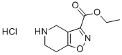 Isoxazolo[4,5-c]pyridine-3-carboxylic acid, 4,5,6,7-tetrahydro-, ethyl ester, monohydrochloride CAS#: 912265-91-9