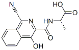 L-Alanine,  N-[(1-cyano-4-hydroxy-3-isoquinolinyl)carbonyl]- CAS#: 945739-64-0