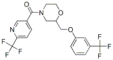 METHANONE, [2-[[3-(TRIFLUOROMETHYL)PHENOXY]METHYL]-4-MORPHOLINYL][6-(TRIFLUOROMETHYL)-3-PYRIDINYL]- CAS#: 922424-58-6