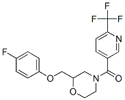 METHANONE, [2-[(4-FLUOROPHENOXY)METHYL]-4-MORPHOLINYL][6-(TRIFLUOROMETHYL)-3-PYRIDINYL]- CAS#: 920128-57-0