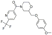 METHANONE, [2-[(4-METHOXYPHENOXY)METHYL]-4-MORPHOLINYL][6-(TRIFLUOROMETHYL)-3-PYRIDINYL]- CAS#: 920146-94-7