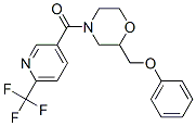 METHANONE, [2-(PHENOXYMETHYL)-4-MORPHOLINYL][6-(TRIFLUOROMETHYL)-3-PYRIDINYL]- CAS#: 922340-75-8