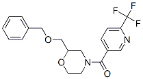 METHANONE, [2-[(PHENYLMETHOXY)METHYL]-4-MORPHOLINYL][6-(TRIFLUOROMETHYL)-3-PYRIDINYL]- CAS#: 921173-04-8