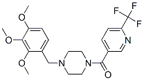 METHANONE, [6-(TRIFLUOROMETHYL)-3-PYRIDINYL][4-[(2,3,4-TRIMETHOXYPHENYL)METHYL]-1-PIPERAZINYL]- CAS#: 950144-83-9