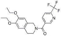 METHANONE, (6,7-DIETHOXY-3,4-DIHYDRO-2(1H)-ISOQUINOLINYL)[6-(TRIFLUOROMETHYL)-3-PYRIDINYL]- CAS#: 949867-67-8