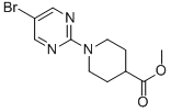METHYL 1-(5-BROMOPYRIMIDIN-2-YL)PIPERIDINE-4-CARBOXYLATE CAS#: 914347-01-6