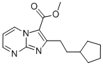 METHYL 2-CYCLOPENTYLETHYL-IMIDAZO[1,2-A]PYRIMIDINE 3-CARBOXYLATE CAS#: 914219-90-2
