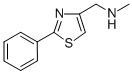 METHYL-(2-PHENYL-THIAZOL-4-YLMETHYL)-AMINE CAS#: 921101-66-8
