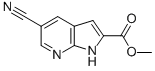 METHYL 5-CYANO-1H-PYRROLO[2,3-B]PYRIDINE-2-CARBOXYLATE CAS#: 952182-16-0