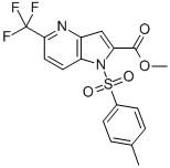 METHYL 5-(TRIFLUOROMETHYL)-1-TOSYL-1H-PYRROLO[3,2-B]PYRIDINE-2-CARBOXYLATE CAS#: 952182-33-1