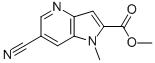 METHYL 6-CYANO-1-METHYL-1H-PYRROLO[3,2-B]PYRIDINE-2-CARBOXYLATE CAS#: 952182-34-2