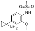 Methanesulfonamide, N-[4-(1-aminocyclopropyl)-2-methoxyphenyl]- CAS#: 946496-56-6