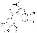 Methanone,  [2-(dimethylamino)-7-hydroxy-6-methoxy-3-benzofuranyl](3,4,5-trimethoxyphenyl)- CAS#: 945771-84-6