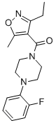 Methanone, (3-ethyl-5-methyl-4-isoxazolyl)[4-(2-fluorophenyl)-1-piperazinyl]- CAS#: 932813-53-1