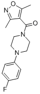 Methanone, (3,5-dimethyl-4-isoxazolyl)[4-(4-fluorophenyl)-1-piperazinyl]- CAS#: 945201-72-9