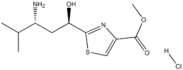Methyl 2-((1R,3R)-3-aMino-1-hydroxy-4-Methylpentyl)thiazole-4-carboxylate hydrochloride CAS#: 921927-91-5