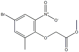 Methyl 2-(4-broMo-2-Methyl-6-nitrophenoxy)acetate CAS#: 943994-74-9