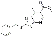 Methyl 2-(benzylthio)-7-methyl[1,2,4]triazolo-[1,5-a]pyrimidine-6-carboxylate CAS#: 907971-20-4