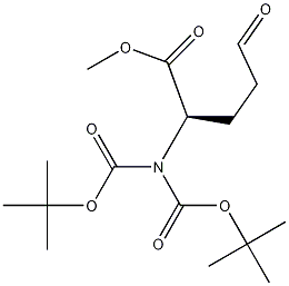 Methyl (2R)-2-(bis(tert-butoxycarbonyl)amino)-5-oxopentanoate CAS#: 943975-78-8