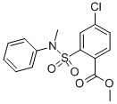 Methyl 4-chloro-2-(N-methyl-N-phenylsulphonamide)benzoate CAS#: 914221-64-0