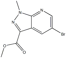 Methyl 5-bromo-1-methyl-1H-pyrazolo[3,4-b]pyridine-3-carboxylate CAS#: 916326-80-2