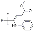Methyl 5,5,5-trifluoro-4-(phenylaMino)pent-3-enoate CAS#: 914613-27-7