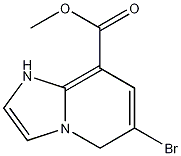 Methyl 6-bromo-1H-imidazo[1,2-a]pyridine-8-carboxylate CAS#: 908581-18-0