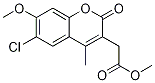 Methyl (6-chloro-7-methoxy-4-methyl-2-oxo-2H-chromen-3-yl)acetate CAS#: 919751-92-1