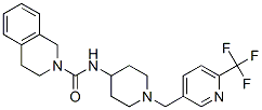 N-(1-([6-(TRIFLUOROMETHYL)PYRIDIN-3-YL]METHYL)PIPERIDIN-4-YL)-3,4-DIHYDROISOQUINOLINE-2(1H)-CARBOXAMIDE CAS#: 909685-18-3