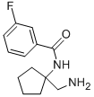 N-(1-AMINOMETHYL-CYCLOPENTYL)-3-FLUORO-BENZAMIDE CAS#: 912770-90-2