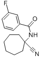 N-(1-CYANO-CYCLOHEPTYL)-3-FLUORO-BENZAMIDE CAS#: 912770-87-7