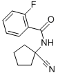 N-(1-CYANO-CYCLOPENTYL)-2-FLUORO-BENZAMIDE CAS#: 912771-07-4