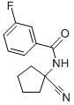 N-(1-CYANO-CYCLOPENTYL)-3-FLUORO-BENZAMIDE CAS#: 912770-81-1