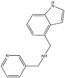 N-(1H-Indol-4-ylmethyl)-N-(pyridin-3-ylmethyl)-amine CAS#: 941239-16-3