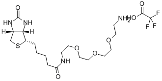 N-{2-[2-(2-(2-Aminoethoxy)ethoxy)ethoxy]ethyl}biotinamide  trifluoroacetate  salt CAS#: 945462-84-0