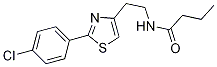 N-(2-(2-(4-chlorophenyl)thiazol-4-yl)ethyl)butyraMide CAS#: 932986-18-0