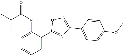 N-{2-[3-(4-methoxyphenyl)-1,2,4-oxadiazol-5-yl]phenyl}-2-methylpropanamide CAS#: 902019-18-5